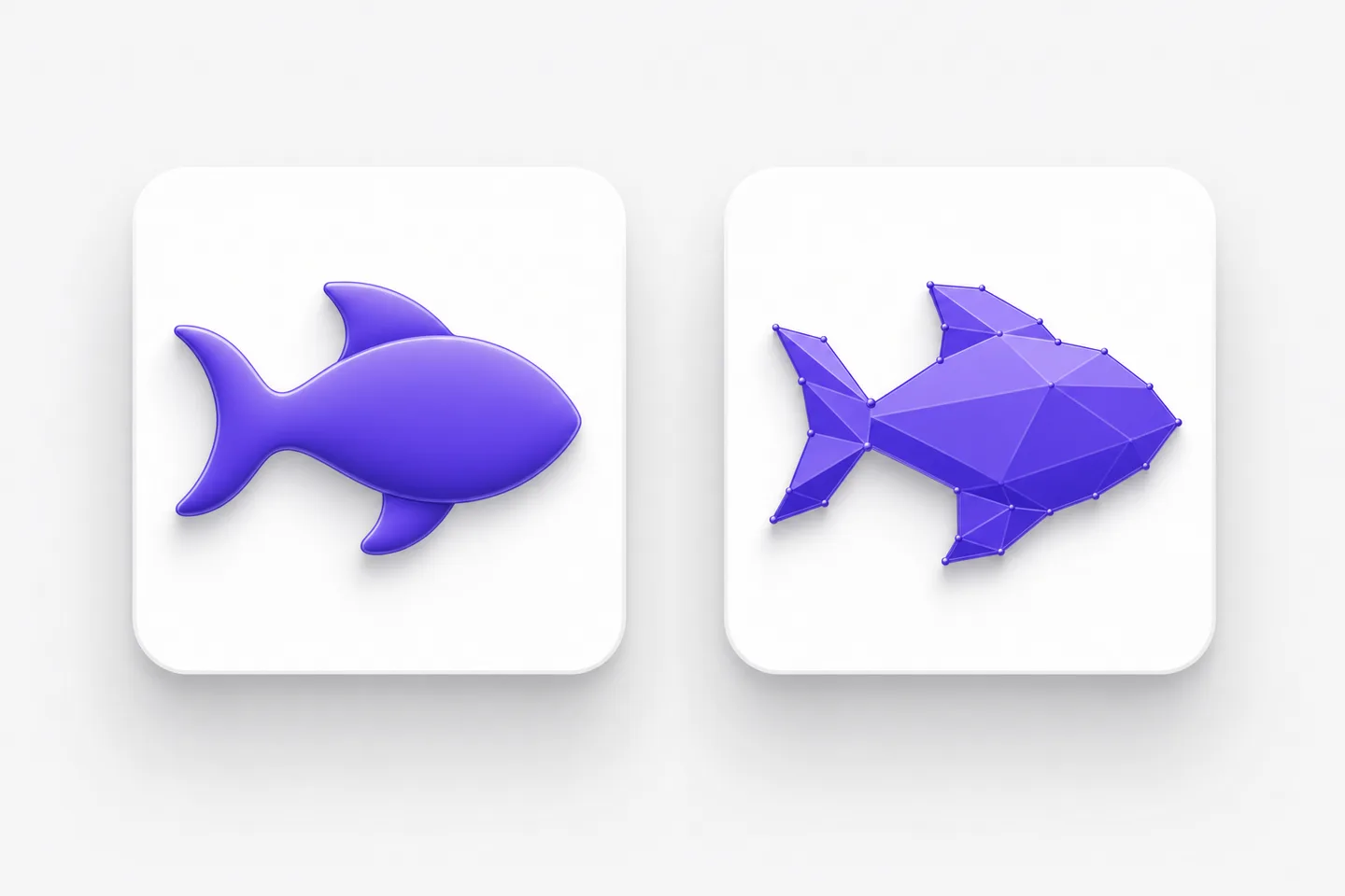 Smooth bezier curves compared with angular polygons in SVG trace output